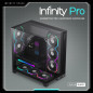 Gamemax кутия Case ATX - Infinity Pro Black - 5 x 120 mm Addressable RGB fans Gamemax кутия Case ATX - Infinity Pro Black - 5 x 120 mm Addressable RGB fans