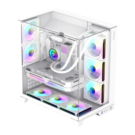 Gamemax кутия Case ATX - Infinity Plus White