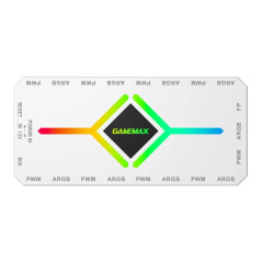 Gamemax разклонител за вентилатори Fan Hub - V4.0 PWM ARGB Hub + Controller White