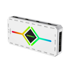 Gamemax разклонител за вентилатори Fan Hub - V4.0 PWM ARGB Hub + Controller White
