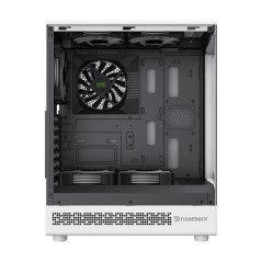 Gamemax кутия Case ATX - Vista COC AW - 5 x 120 mm A-RGB Fans, MB Plate COC Fan