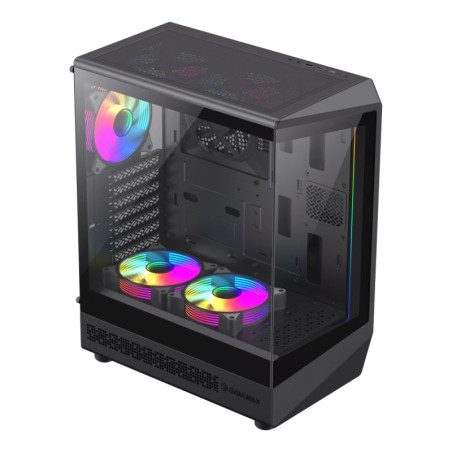 Gamemax кутия Case ATX - Vista COC AB - 5 x 120 mm A-RGB Fans, MB Plate COC Fan