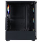1stPlayer Кутия Case ATX - Fire Dancing V2-A RGB v2 - 4 fans included