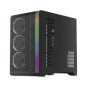 1stPlayer кутия Case ATX - VT7-BK - USB-C, Mesh, A-RGB