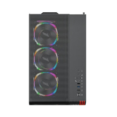 1stPlayer кутия Case ATX - VT7-BK - USB-C, Mesh, A-RGB
