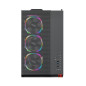 1stPlayer кутия Case ATX - VT7-BK - USB-C, Mesh, A-RGB