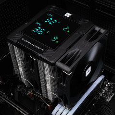 Thermalright охладител CPU Cooler Peerless Assassin 120 Digital Black - Dual-Tower - LGA1851/AM5