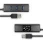 AXAGON HUE-S2BL 4x USB3.0 Charging Hub 1.2m Cable, MicroUSB Charging AXAGON HUE-S2BL 4x USB3.0 Charging Hub 1.2m Cable, MicroUSB Charging