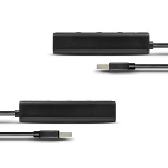 AXAGON HUE-S2BL 4x USB3.0 Charging Hub 1.2m Cable, MicroUSB Charging