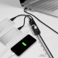 AXAGON HUE-S2BL 4x USB3.0 Charging Hub 1.2m Cable, MicroUSB Charging AXAGON HUE-S2BL 4x USB3.0 Charging Hub 1.2m Cable, MicroUSB Charging