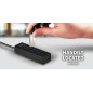 AXAGON HUE-S2BL 4x USB3.0 Charging Hub 1.2m Cable, MicroUSB Charging AXAGON HUE-S2BL 4x USB3.0 Charging Hub 1.2m Cable, MicroUSB Charging