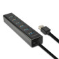 AXAGON HUE-SA7BP 7x USB3.0 ALU Charging Hub Incl. AC Adapter, Black AXAGON HUE-SA7BP 7x USB3.0 ALU Charging Hub Incl. AC Adapter, Black