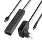 AXAGON HUE-SA7BP 7x USB3.0 ALU Charging Hub Incl. AC Adapter, Black AXAGON HUE-SA7BP 7x USB3.0 ALU Charging Hub Incl. AC Adapter, Black