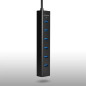 AXAGON HUE-SA7BP 7x USB3.0 ALU Charging Hub Incl. AC Adapter, Black AXAGON HUE-SA7BP 7x USB3.0 ALU Charging Hub Incl. AC Adapter, Black