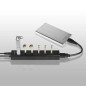 AXAGON HUE-SA7BP 7x USB3.0 ALU Charging Hub Incl. AC Adapter, Black AXAGON HUE-SA7BP 7x USB3.0 ALU Charging Hub Incl. AC Adapter, Black