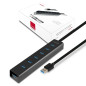 AXAGON HUE-SA7BP 7x USB3.0 ALU Charging Hub Incl. AC Adapter, Black AXAGON HUE-SA7BP 7x USB3.0 ALU Charging Hub Incl. AC Adapter, Black