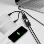 AXAGON HUE-S2BP 4x USB3.0 Charging Hub 1.2m Cable, MicroUSB Charging, Incl. AC Adapter AXAGON HUE-S2BP 4x USB3.0 Charging Hub 1.2m Cable, MicroUSB Charging, Incl. AC Adapter