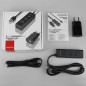 AXAGON HUE-S2BP 4x USB3.0 Charging Hub 1.2m Cable, MicroUSB Charging, Incl. AC Adapter AXAGON HUE-S2BP 4x USB3.0 Charging Hub 1.2m Cable, MicroUSB Charging, Incl. AC Adapter