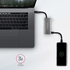 AXAGON HMC-4G2 2x USB-A + 2x USB-C, USB-C 3.2 Gen 2 10Gbps hub, 13cm USB-C cable