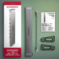 AXAGON HMC-10HLS, USB 5Gbps hub, 4x USB-A, HDMI 4K/60Hz, RJ-45, SD/microSD, PD 100W, 25cm USB-C cable AXAGON HMC-10HLS, USB 5Gbps hub, 4x USB-A, HDMI 4K/60Hz, RJ-45, SD/microSD, PD 100W, 25cm USB-C cable