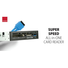 AXAGON CRI-S3 Internal 3.5" USB 3.0 5-slot Card Reader ALL-IN-ONE