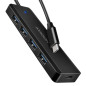 AXAGON HUE-C1C 4x USB3.2 Gen 1 Travel hub, USB-C power IN, w. 20cm Type-C cable AXAGON HUE-C1C 4x USB3.2 Gen 1 Travel hub, USB-C power IN, w. 20cm Type-C cable
