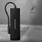 AXAGON HUE-G1C 4x USB3.1 Gen1 SLIM hub w. 14cm Type-C cable AXAGON HUE-G1C 4x USB3.1 Gen1 SLIM hub w. 14cm Type-C cable