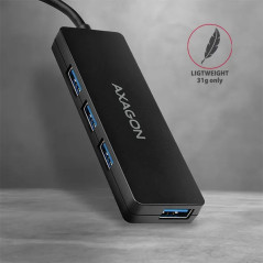 AXAGON HUE-G1C 4x USB3.1 Gen1 SLIM hub w. 14cm Type-C cable
