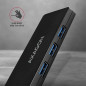 AXAGON HUE-G1C 4x USB3.1 Gen1 SLIM hub w. 14cm Type-C cable AXAGON HUE-G1C 4x USB3.1 Gen1 SLIM hub w. 14cm Type-C cable
