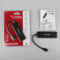 AXAGON HUE-G1C 4x USB3.1 Gen1 SLIM hub w. 14cm Type-C cable AXAGON HUE-G1C 4x USB3.1 Gen1 SLIM hub w. 14cm Type-C cable