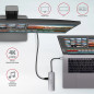 Multiport USB 3.2 Gen 1 hub. HDMI, card reader and Power Delivery. 20 cm USB-C cable. Multiport USB 3.2 Gen 1 hub. HDMI, card reader and Power Delivery. 20 cm USB-C cable.