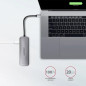 Multiport USB 3.2 Gen 1 hub. HDMI, card reader and Power Delivery. 20 cm USB-C cable. Multiport USB 3.2 Gen 1 hub. HDMI, card reader and Power Delivery. 20 cm USB-C cable.
