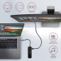 Axagon Multiport USB 3.2 Gen 1 hub. HDMI, Gigabit LAN and Power Delivery. 20 cm USB-C cable. Axagon Multiport USB 3.2 Gen 1 hub. HDMI, Gigabit LAN and Power Delivery. 20 cm USB-C cable.