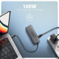 AXAGON HMC-5H8K USB 5Gbps hub, 2x USB-A, USB-C, HDMI 8k/30Hz, PD 100W, AXAGON HMC-5H8K USB 5Gbps hub, 2x USB-A, USB-C, HDMI 8k/30Hz, PD 100W,