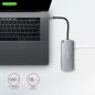 Axagon HMC-6M2 SUPERSPEED USB-C COMBO 6IN1 HUBMultiport USB 3.2 Gen 1 hub. SATA M.2, HDMI, Gigabit LAN and Power Delivery. Cable Axagon HMC-6M2 SUPERSPEED USB-C COMBO 6IN1 HUBMultiport USB 3.2 Gen 1 hub. SATA M.2, HDMI, Gigabit LAN and Power Delivery. Cable