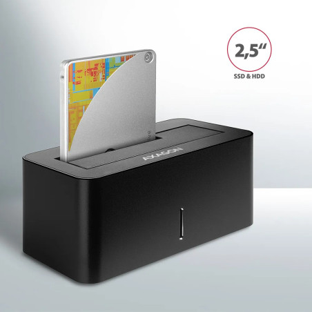 AXAGON ADSA-SN USB3.0 - 1x SATA 6G HDD Dock Station, Black