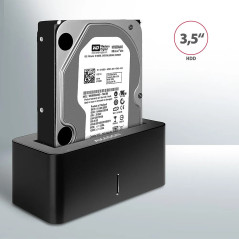 AXAGON ADSA-SN USB3.0 - 1x SATA 6G HDD Dock Station, Black