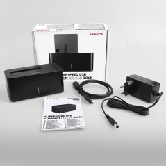 AXAGON ADSA-SN USB3.0 - 1x SATA 6G HDD Dock Station, Black