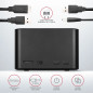 AXAGON ADSA-D25 USB 3.2 Gen 1 - 2x SATA 6G 2.5" SSD/HDD CLONE DUAL MINI dock