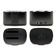 AXAGON ADSA-ST USB3.0 - 2x SATA 6G CLONE DUAL HDD Dock Station
