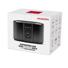 AXAGON ADSA-ST USB3.0 - 2x SATA 6G CLONE DUAL HDD Dock Station