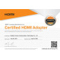 Vention адаптер Adapter DisplayPort M / HDMI F - 4K, Black - HBPB0