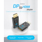 Vention адаптер Adapter DisplayPort M / HDMI F - 4K, Black - HBPB0