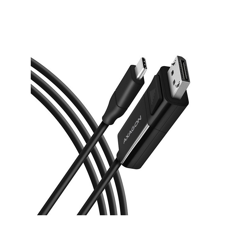 Active USB-C - DisplayPort cable - adapter AXAGON RVC-DPC for connecting a DisplayPort monitor/TV/projector to a notebook or mob