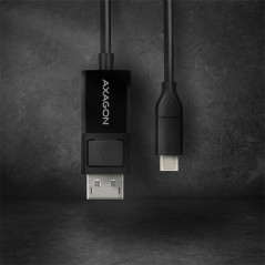 Active USB-C - DisplayPort cable - adapter AXAGON RVC-DPC for connecting a DisplayPort monitor/TV/projector to a notebook or mob