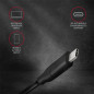 Active USB-C - DisplayPort cable - adapter AXAGON RVC-DPC for connecting a DisplayPort monitor/TV/projector to a notebook or mob