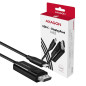 Active USB-C - DisplayPort cable - adapter AXAGON RVC-DPC for connecting a DisplayPort monitor/TV/projector to a notebook or mob
