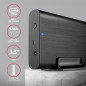 AXAGON EE35-A6C USB-C 3.2 Gen 1 - SATA 6G, 3.5" External screwless box BLACK AXAGON EE35-A6C USB-C 3.2 Gen 1 - SATA 6G, 3.5" External screwless box BLACK