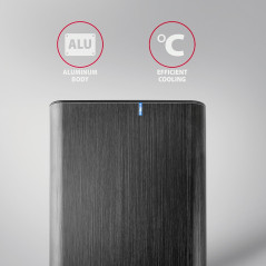 AXAGON EE35-A6C USB-C 3.2 Gen 1 - SATA 6G, 3.5" External screwless box BLACK