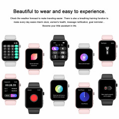Blackview R30 Pro Fitness Smartwatch, 1.83-inch HD,220mAh Battery, 24-hour SpO2 Detection + Heart Rate Monitoring, Monitor Sleep